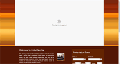 Desktop Screenshot of hotelsophia.co.uk