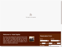 Tablet Screenshot of hotelsophia.co.uk